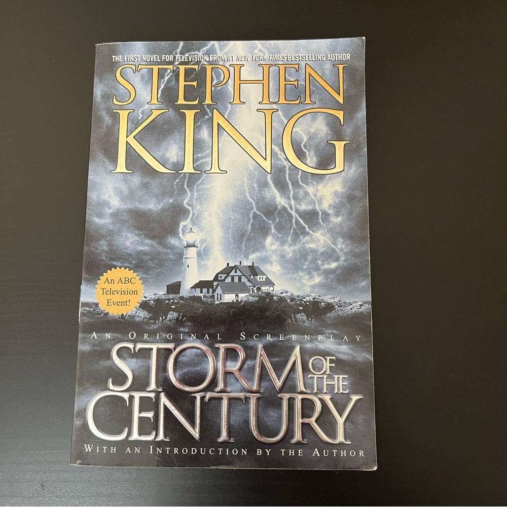 2/$10 Storm of the Century by Stephen King *Screen Play*